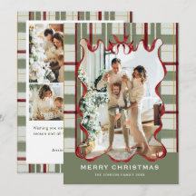 Funky Vintage Christmas Red Bow Coquette5 Photo