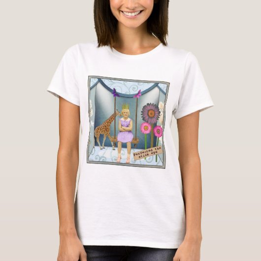 Funky Vintage Kid Gewijzigde Art Collage T-shirt (Voorkant)