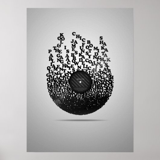 Funky vinyl poster (Voorkant)
