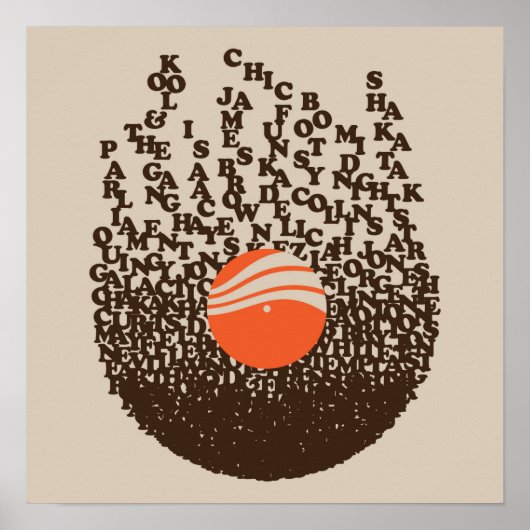 Funky Vinyl Poster (Voorkant)