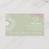 FUNKY VISITEKAARTJE :: funky flower 10L (Achterkant)