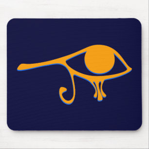 Funky Wadjet Gold Blue Muismat