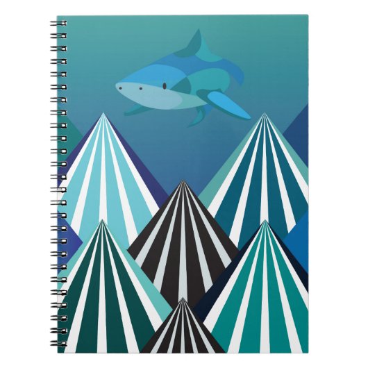 Funky Water Mountains.jpg Notitieboek (Voorkant)