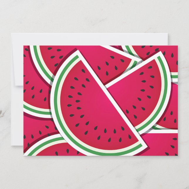 Funky watermelonwiggen (Voorkant)