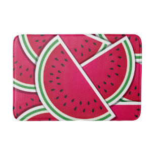 Funky watermelonwiggen badmat