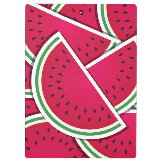 Funky watermelonwiggen klembord (Achterkant)