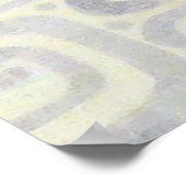 Funky Waterverf Peacock Original Art Poster (Hoek)