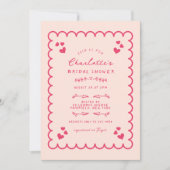 Funky Wave geïllustreerd Hand geschreven Vrijgezel Kaart (Voorkant)