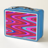 Funky Wave- Rode en Blauwe tinten (Achterkant)