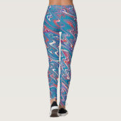 Funky Waves Leggings (Achterkant)