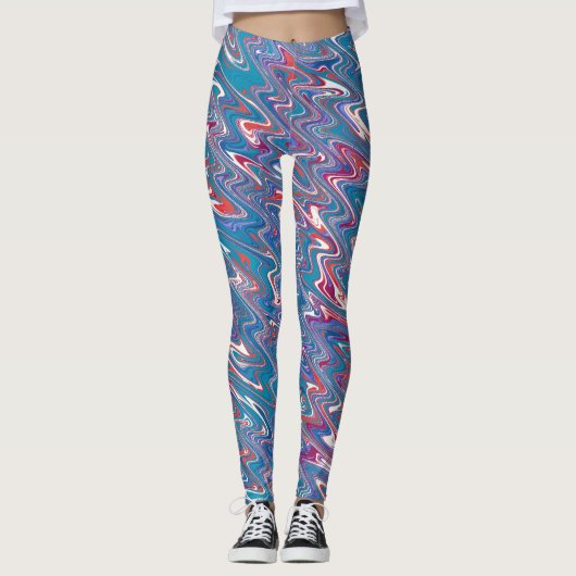 Funky Waves Leggings (Voorkant)