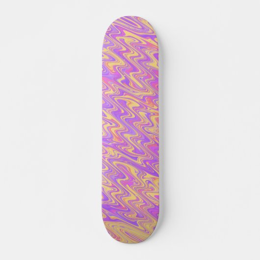 Funky Waves Persoonlijk Skateboard (Voorkant)