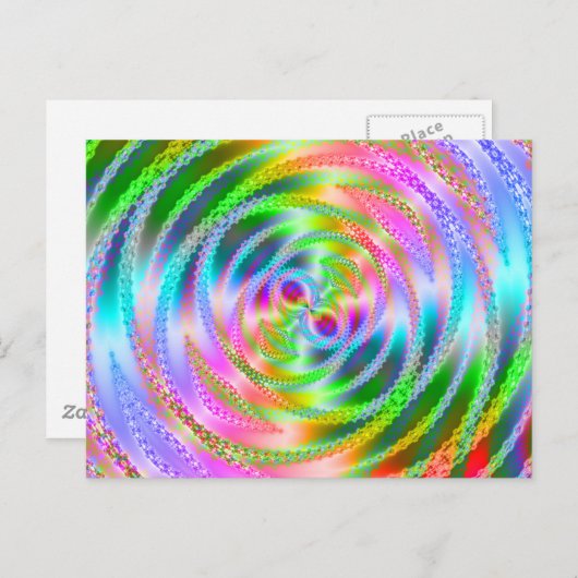 Funky Web Briefkaart (Voorkant / Achterkant)