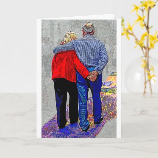 Funky Wegkaart Kaart (Gele Bloem)