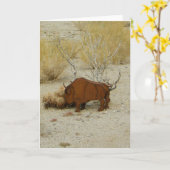 Funky Wenskaart! Kaart (Gele Bloem)