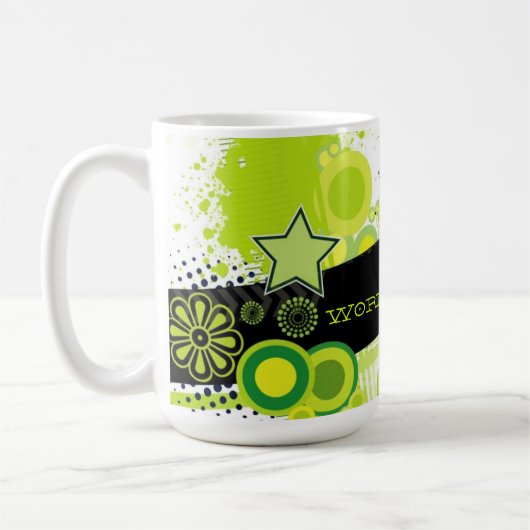 FUNKY WERELDEN BESTE MOEDER MOK SJABLOON (Links)