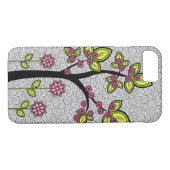 Funky Whimsical Art Moderne Vector Case-Mate iPhone Case (Achterkant (Horizontaal))