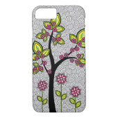 Funky Whimsical Art Moderne Vector Case-Mate iPhone Case (Achterkant)