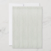 Funky Whimsical Christmas Green Bow Holiday Party Kaart (Achterkant)