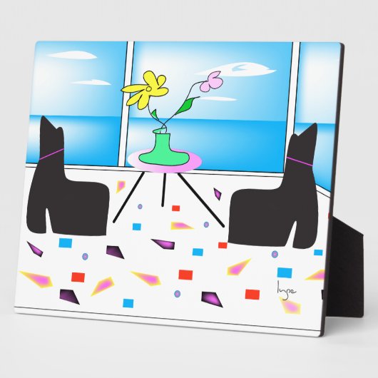 Funky Whimsical Colorful Miami, Graphic Fotoplaat (Zijkant)