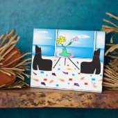 Funky Whimsical Colorful Miami, Graphic Fotoplaat (Zijkant)
