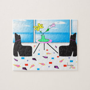 Funky Whimsical Colorful Miami, Graphic Legpuzzel