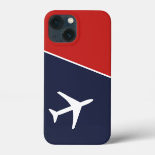 Funky White Plane Airplane Pilot Aviation Case-Mate iPhone Case