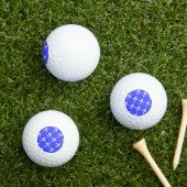Funky White Plane Airplane Pilot Aviation Golfballen (Insitu Gras)