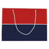 Funky White Plane Airplane Pilot Aviation Groot Cadeauzakje (Achterkant)