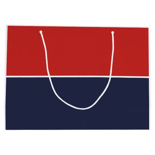 Funky White Plane Airplane Pilot Aviation Groot Cadeauzakje (Achterkant)