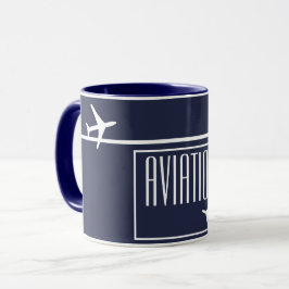 Funky White Plane Airplane Pilot Aviation Mok