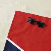 Funky White Plane Airplane Pilot Aviation Strandlaken (In situ)