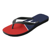 Funky White Plane Airplane Pilot Aviation Teenslippers (Schuin)