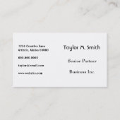 Funky Wild Circle Naadloze Patroon Sinaasappel Visitekaartje (Achterkant)