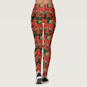 Funky Wild Poppy leggings (Achterkant)