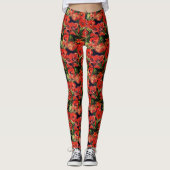 Funky Wild Poppy leggings (Voorkant)