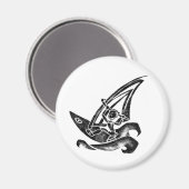 Funky Windsurfer Magneet (Voorkant / Achterkant)