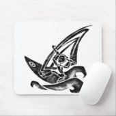 Funky Windsurfer Muismat (Met muis)