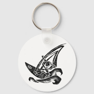 Funky Windsurfer Sleutelhanger