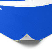 Funky Witte Anker A3 Poster (Hoek)