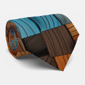 Funky Wood Stropdas (Opgerold)