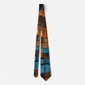 Funky Wood Stropdas (Achterkant)