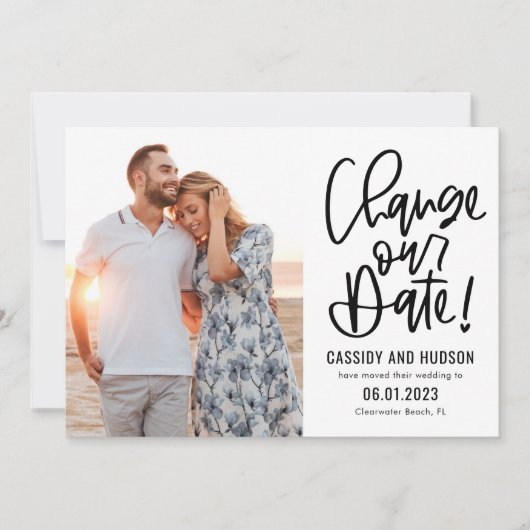 Funky Writable Color Change the Date Kaart (Voorkant)