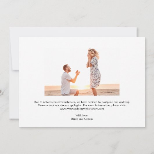 Funky Writable Color Change the Date Kaart (Achterkant)