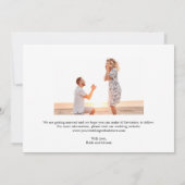 Funky Writable Color Save Our Date Kaart (Achterkant)