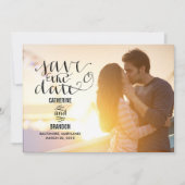 Funky Writing Save the Date - Hood (Voorkant)