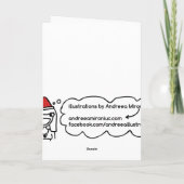 Funky Xmas Kaart (Achterkant)