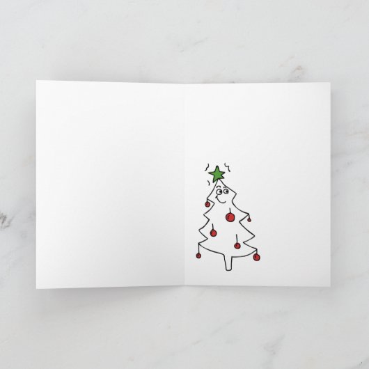 Funky Xmas Kaart (Binnen)