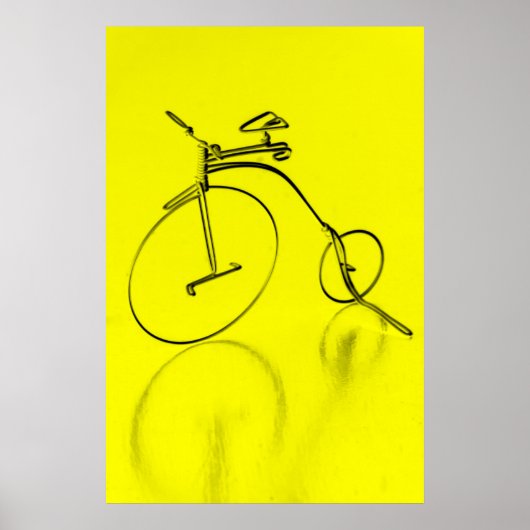 Funky yello-Poster Poster (Voorkant)