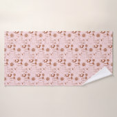 Funky Yoga Patroon Badhanddoek (Badhanddoek)